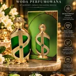 Arabskie perfumy luksusowe 100ml zielono-złote z długotrwałym zapachem