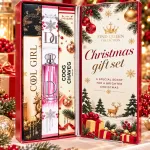 Zestaw prezentowy perfumetki 3x35ml świąteczny design