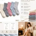 Miękkie skarpetki damskie Soft & Warm z kaszmirem 35-41