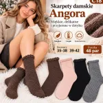 Skarpety damskie angora miękkie ciepłe 35-42 mix kolorów