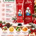 KORMESIC Merry Christmas świąteczny krem do rąk 30 g z bałwankiem