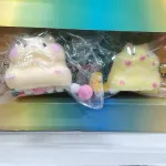 Zabawka pluszowa miękka zwierzątka pastelowe zestaw 2 szt