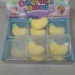 Crispy Balls Donut antystresowa gniotka żółta 12 sztuk