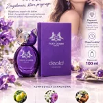 Deold Foxy Charm Perfumy 100 ml fioletowy flakon z kotem