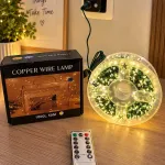 Lampki choinkowe LED 1000 LED 50 m ciepły biały z pilotem