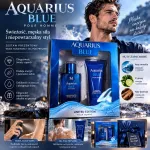 Aquarius Blue zestaw prezentowy perfum i żelu pod prysznic męski 50 ml