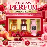 Zestaw perfum prezentowy 3 kobiece zapachy 3x30ml