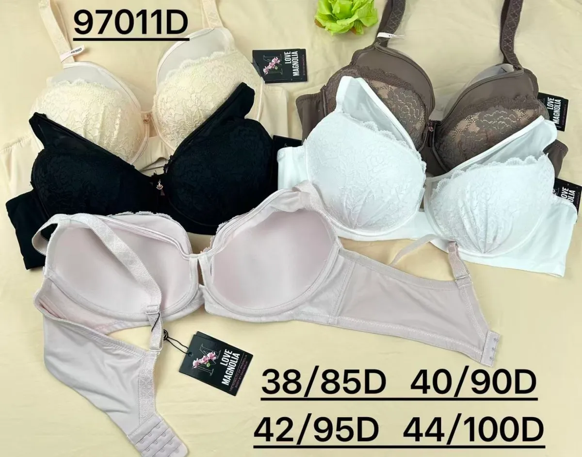 Biustonosze damskie Love Magnolia w kolorach kremowym, czarnym, białym, brązowym i jasnoróżowym