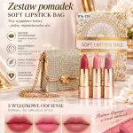 Zestaw pomadek mattowych TVLV 3 kolory z torebką łańcuszkową