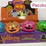 Kolorowe dynie Halloween miękkie zabawki antystresowe 12 szt