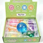 Pop Squishy Toys Zabawka Antystresowa Kolorowa 12 szt