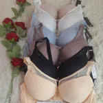 Biustonosz X1056 D 75-95 w różnych kolorach z ozdobnym zapięciem