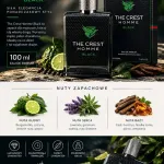 The Crest Homme Black perfumy męskie 100 ml z nutami bergamotki i cedru