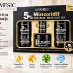 KORMESIC zestaw Minoxidil 5% z biotyną do pielęgnacji włosów