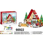 Magnetic Tiles zestaw klocków magnetycznych świąteczny domek