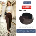 Legginsy Prążkowane Plus Size Mix Kolorów 3XL-6XL