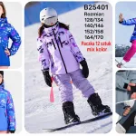 Kurtka dziecięca zimowa mix kolorów rozmiary 128-170