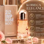 Perfumy 100ml Imp Rosé kwiatowo-owocowe, elegancki flakon