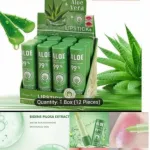 Balsam do ust Aloe Vera 99% nawilżający zielony 12 sztuk