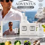 Creed Adventus zestaw perfum męskich 2x50 ml prestiżowy zapach