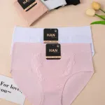 Majtki damskie bawełniane z koronką mix kolorów XL-XXXL