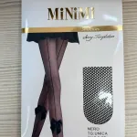 Rajstopy kabaretki czarne z kokardkami 30 Den MiniMi