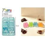 7 Toys kolorowa foremka do lodu 10 cm z brokatem