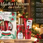 Zestaw Mistletoe Bliss mgiełka i balsam do ciała świąteczny czerwony