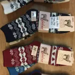 Skarpety Alpaca Natur wzór norweski 35-42 mix kolorów
