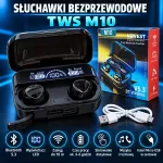 Słuchawki bezprzewodowe TWS M10 Bluetooth 5.3 z wyświetlaczem LED