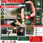Gaz pieprzowy do samoobrony NATO American Style zielony