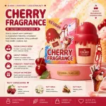Perfumy Cherry Fragrance 50ml o słodkim zapachu wiśni
