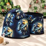 Czapka i komin dziecięcy Minecraft granatowy 50/56 cm