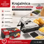 Krajalnica do ziemniaków z ergonomicznym uchwytem i 2 ostrzami