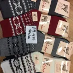 Skarpety Alpaca Natur we wzory zimowe 35-38, 39-42, 43-46