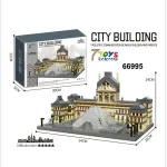 Klocki City Building model muzeum Louvre 24x16x14 cm