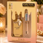 Kathy Kelly Eclaire Gold zestaw prezentowy perfumy i balsam do ust