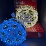Lampki choinkowe LED 2400 LED 100 m ciepłe i zimne białe
