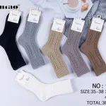 Skarpetki damskie Xintao warkocz 35-42 mix kolorów