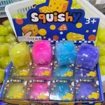 Squishy kostka antystresowa kolorowa 4 kolory 3+