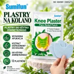 Plastry na kolano Sumifun 12 sztuk kształt dopasowany do kolana