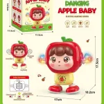 Dancing Apple Baby zabawka elektroniczna z światłem i muzyką