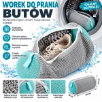 Worek do prania butów 39x19x19 cm z miękkim wnętrzem i siateczką