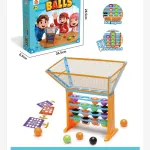 Zabawka zręcznościowa Jumping Balls pomarańczowo-niebieska 26,5x26,5x6,5 cm