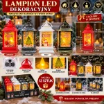 Lampion LED dekoracyjny świąteczny 4 kolory 16x6x6 cm