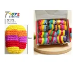 Kolorowa piłka piaskowa 5 cm 7 Toys zestaw 12 sztuk