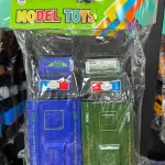 Model Toys Zestaw 2 Aut Policyjnych Niebiesko-Zielony