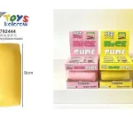 Masa plastyczna Nice Cube Butter 9 cm kolor żółty i różowy