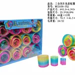 Zestaw tęczowych sprężyn Magic Spring 3 rozmiary kolorowe