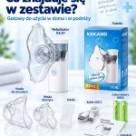 Nebulizator siateczkowy KEKANG KE-61 z akumulatorami i USB-C